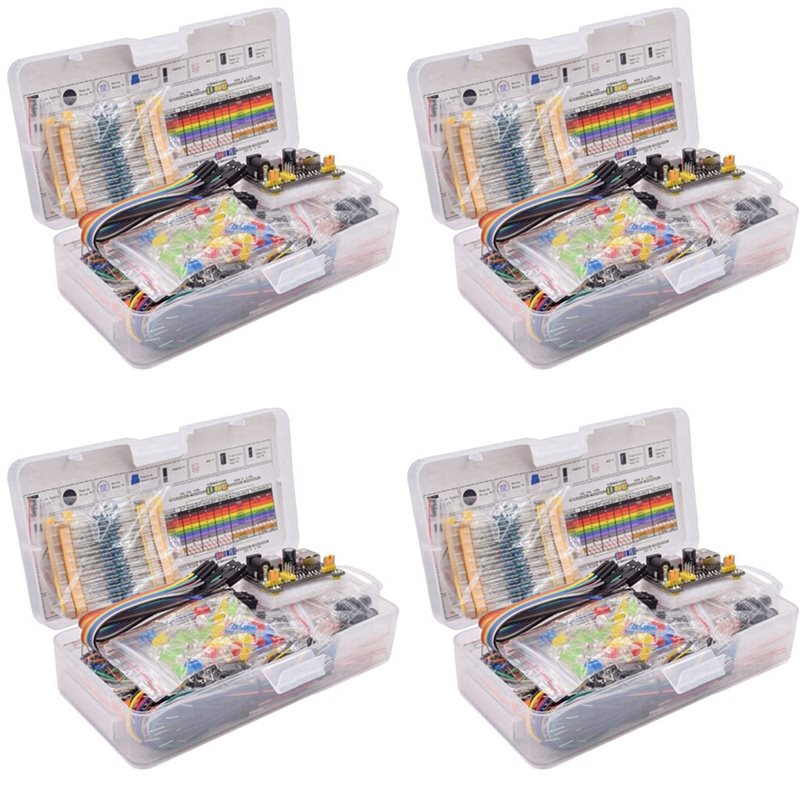 JABS-4X New Breadboard Set Ele - Diy Electronics Box reseña y precio