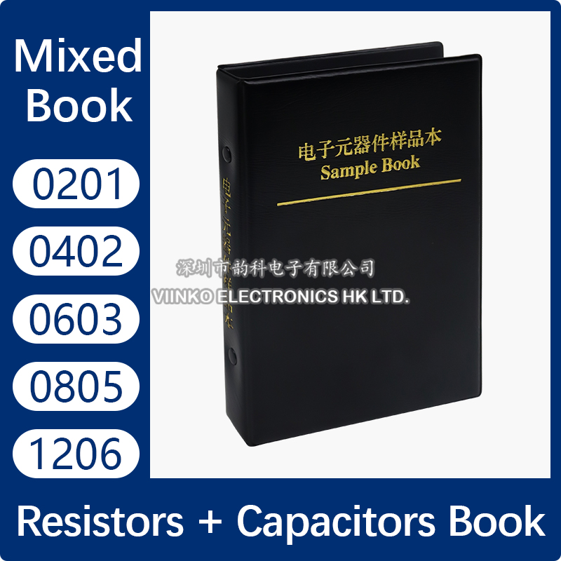 Capacitor Resistor Mixed Book  - Capacitor Kit Assortment reseña y precio