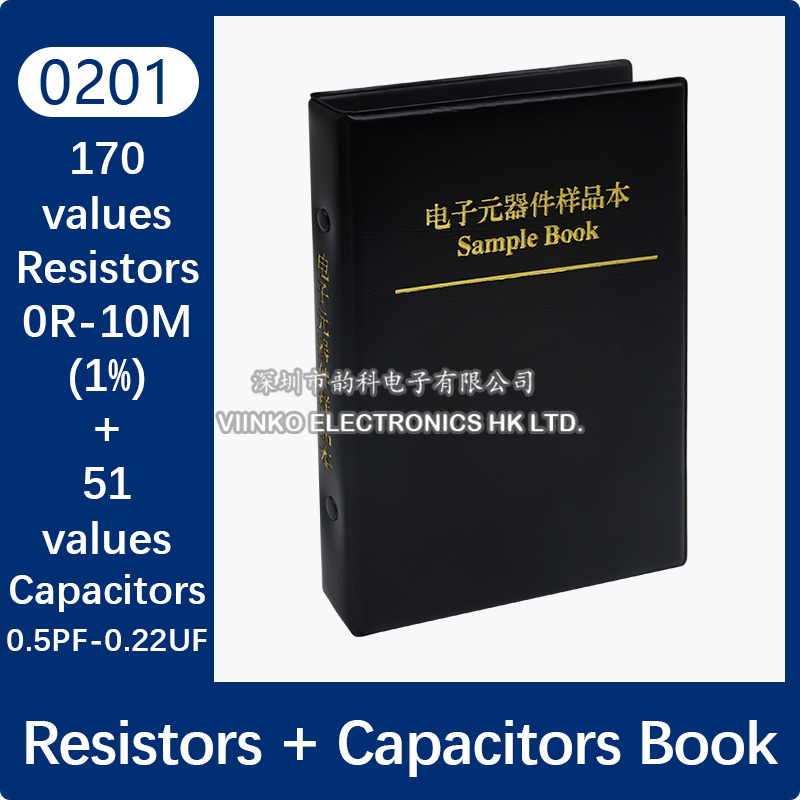 Capacitor Resistor Mixed Book  - Capacitor Kit Assortment reseña y precio
