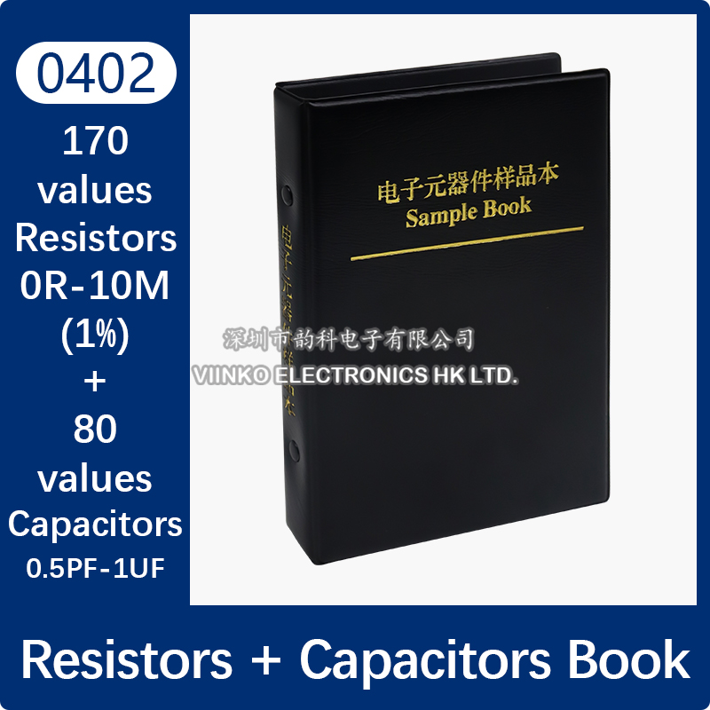 Capacitor Resistor Mixed Book  - Capacitor Kit Assortment reseña y precio