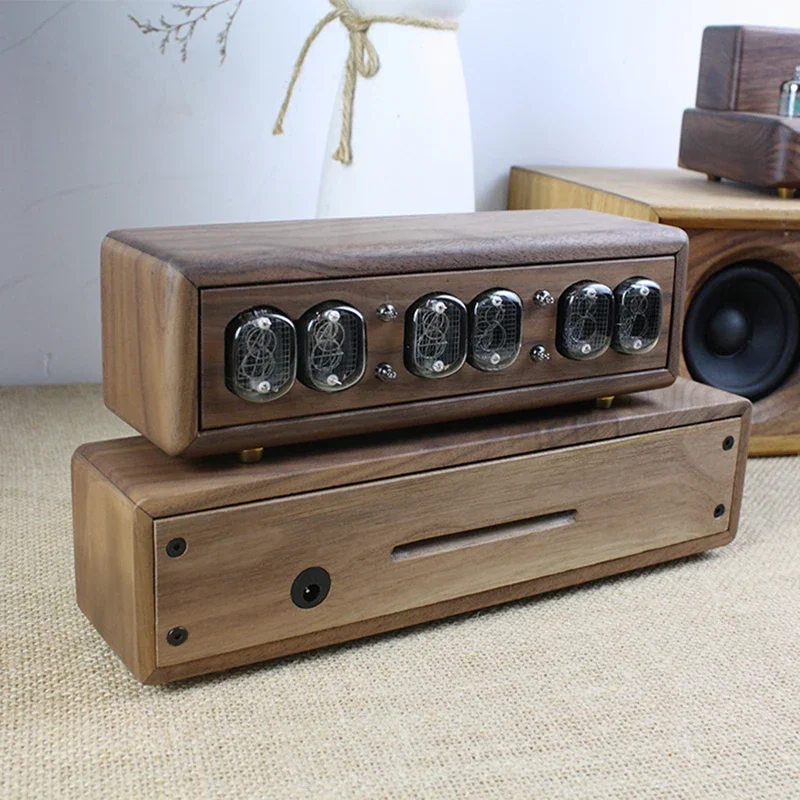 Luxury Wood Nixie Tube Clock D - Diy Electronics Table reseña y precio