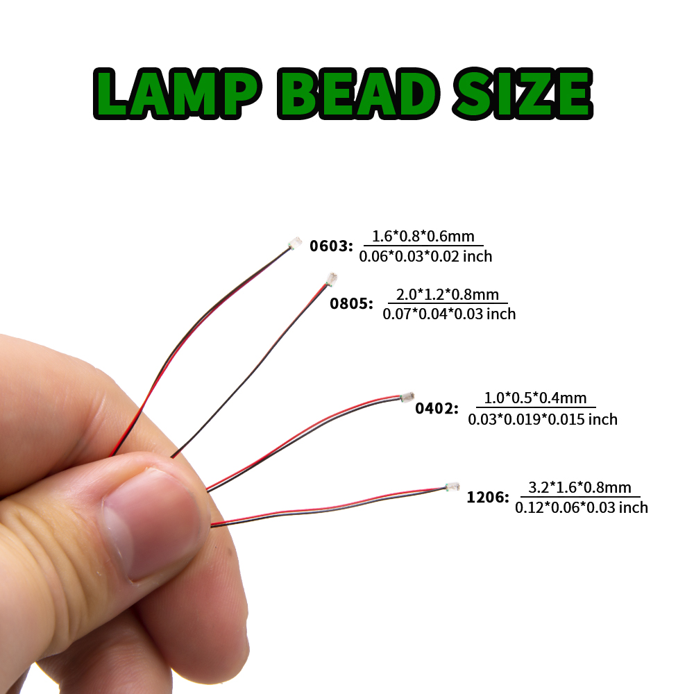10pcs/Set Micro LED Lamp Chips - Diy Electronics Com reseña y precio
