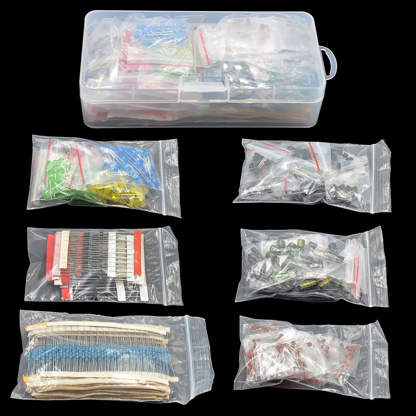 Electronic components Kits Met - Capacitor Kit Assortment reseña y precio