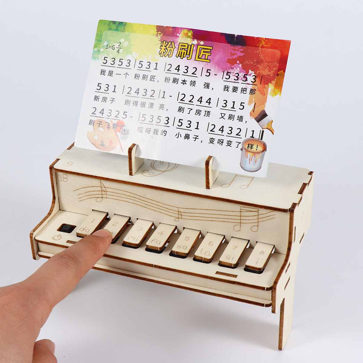 DIY Wooden Electronic Piano Mo - Diy Electronics Com reseña y precio