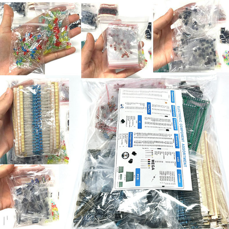 1818PCS DIY Electronics Compon - Capacitor Kit Assortment reseña y precio