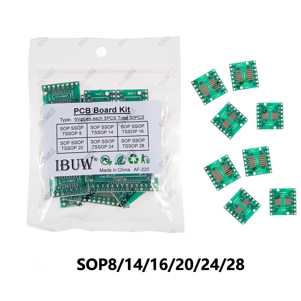 30PCS 6Values SOP SSOP TSSOP P - Diy Electronics Com reseña y precio