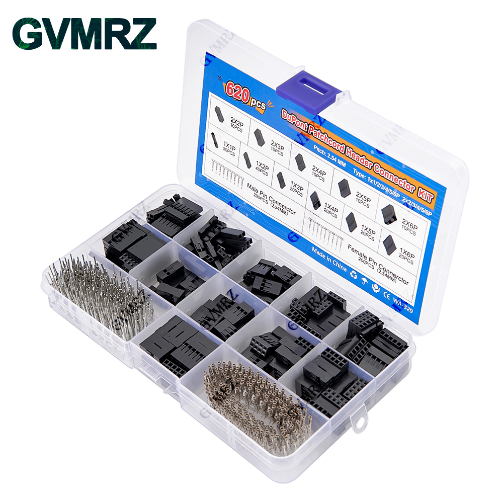620PCS DuPont Header Connector - Diy Electronics Com reseña y precio