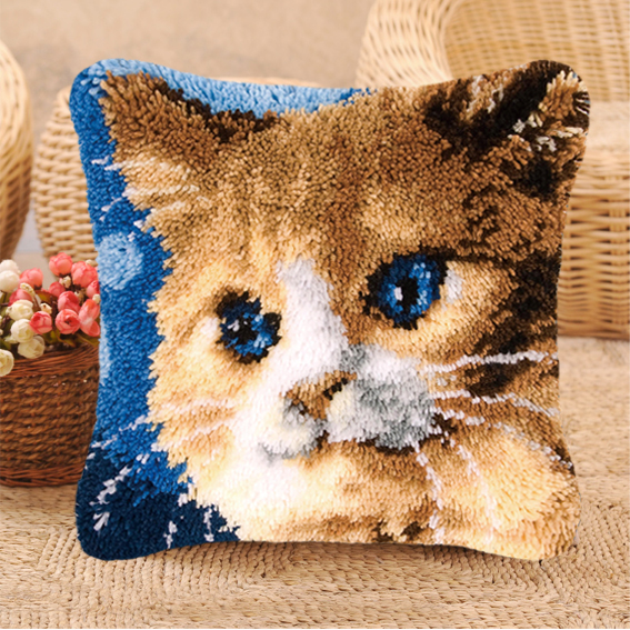 Cat Series Latch Hook Kit Mats - Diy Electronics Watch reseña y precio