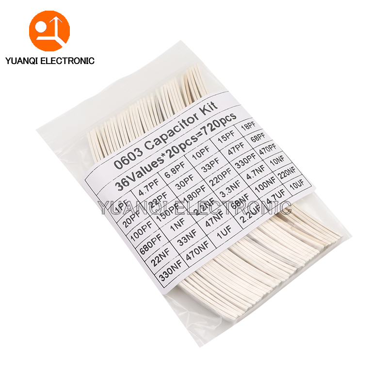320PCS 720PCS 0603 0805 1206 S - Capacitor Kit Assortment reseña y precio
