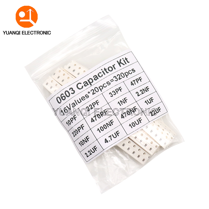320PCS 720PCS 0603 0805 1206 S - Capacitor Kit Assortment reseña y precio