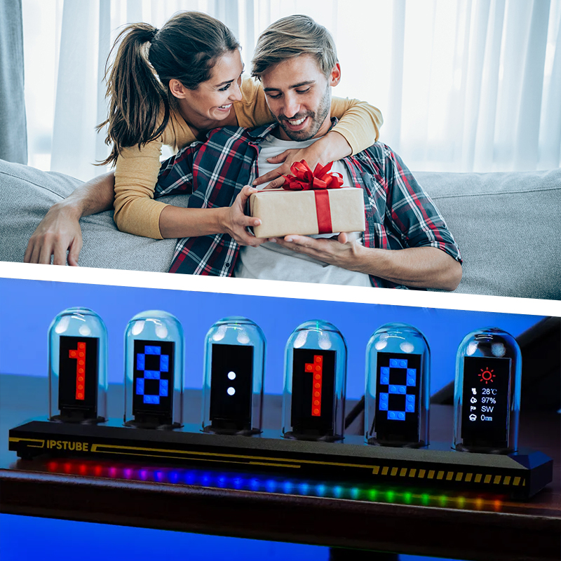 IPS Full Color Display Nixie T - Diy Electronics Table reseña y precio