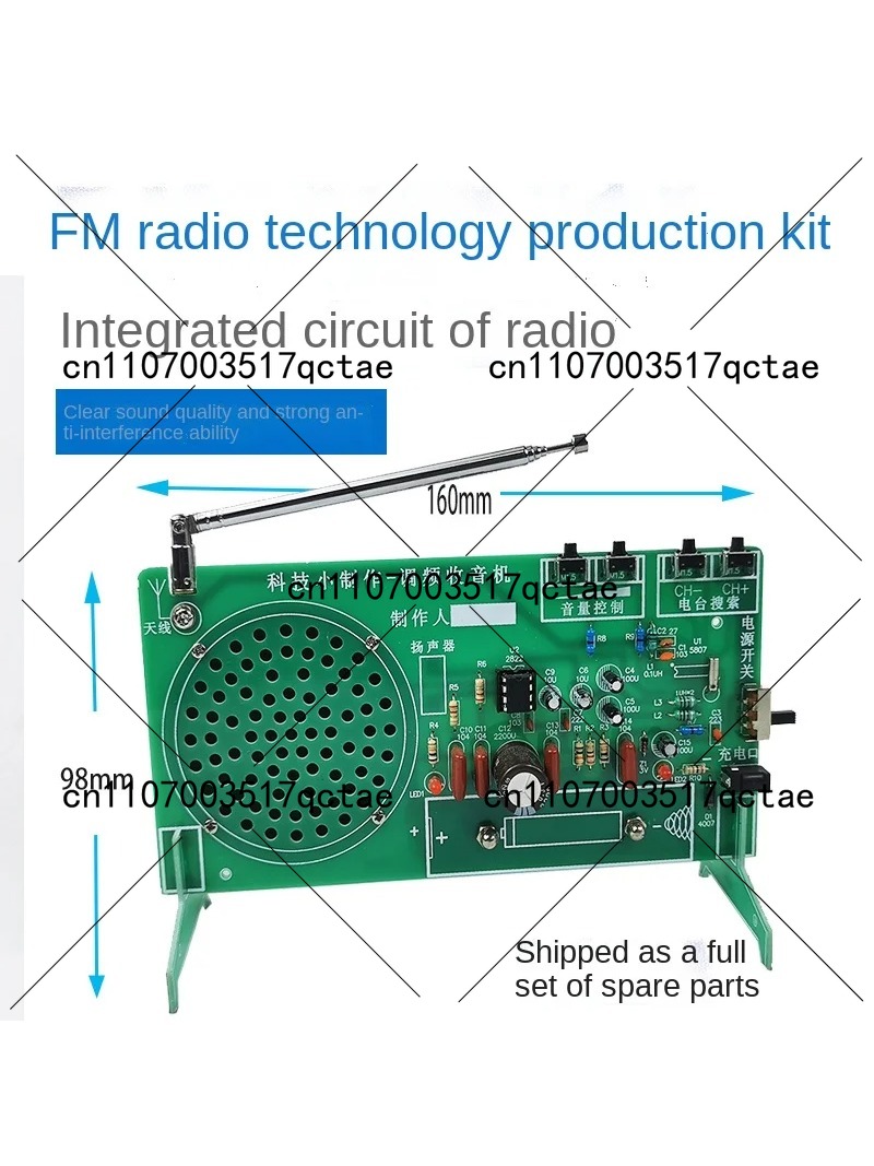Radio Kit FM FM FM electronic  - Diy Electronic Components reseña y precio