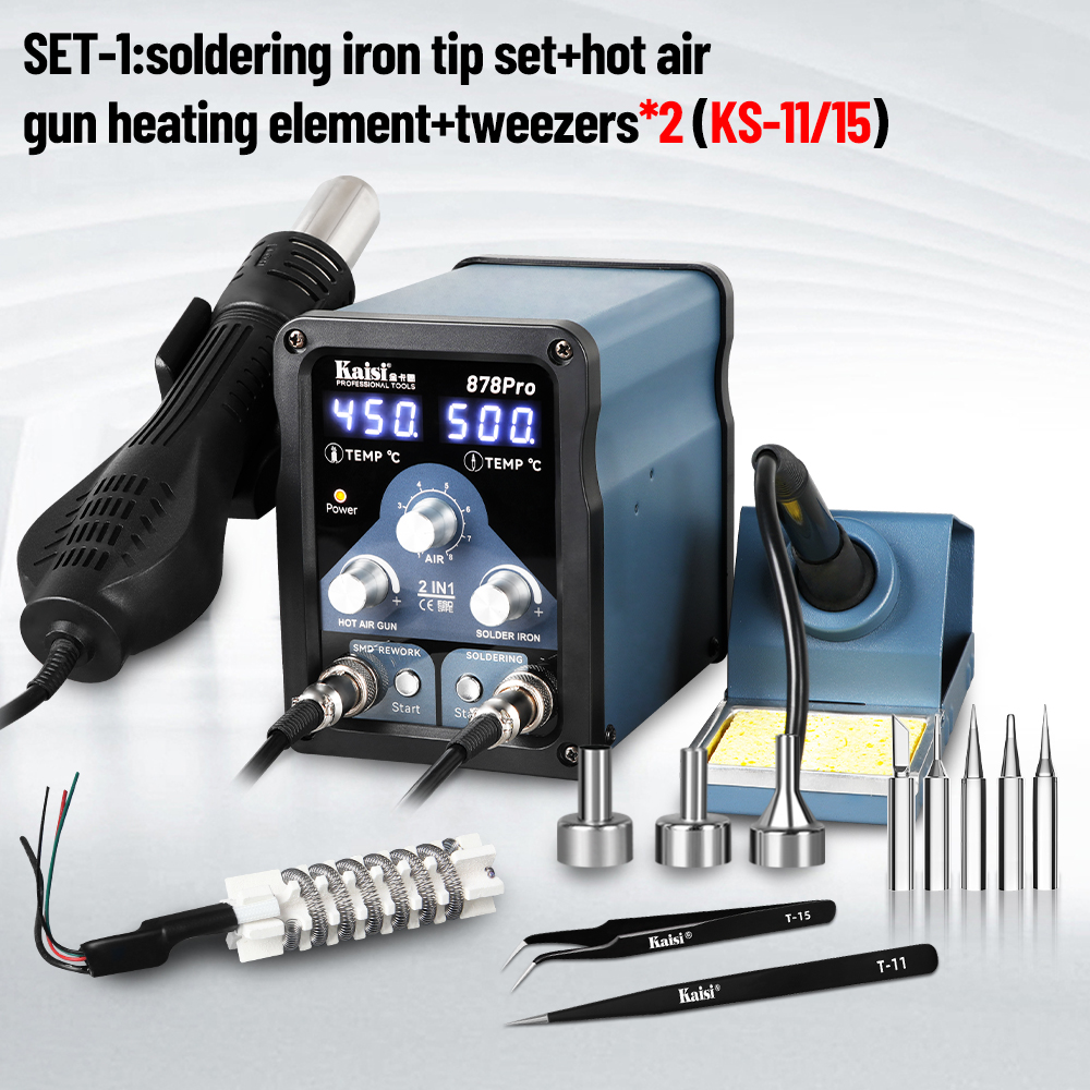 Kaisi 878Pro 700W Soldering St - Smd Solder Paste reseña y precio
