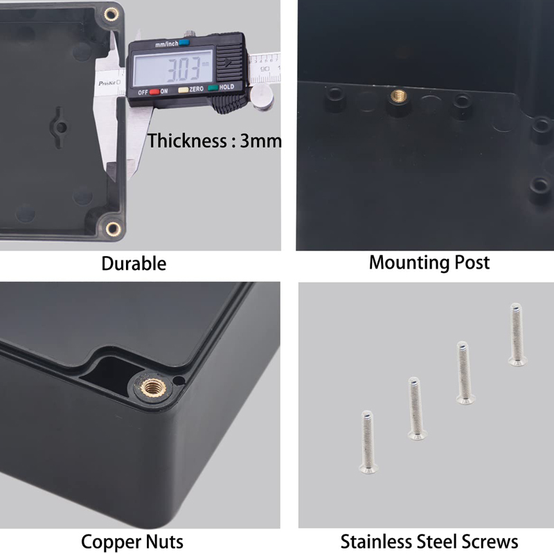 Waterproof Junction Box ABS Pl - Diy Electronics Box reseña y precio