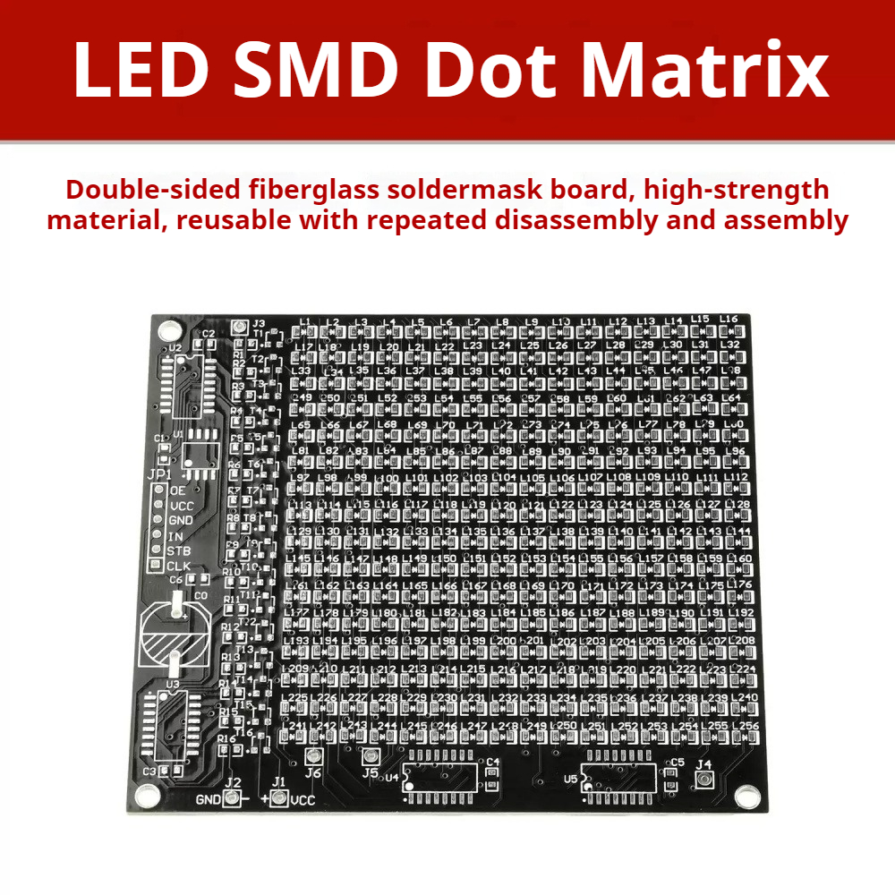 64/256 LED SMD Dot Matrix Adve - Diy Electronic Components reseña y precio